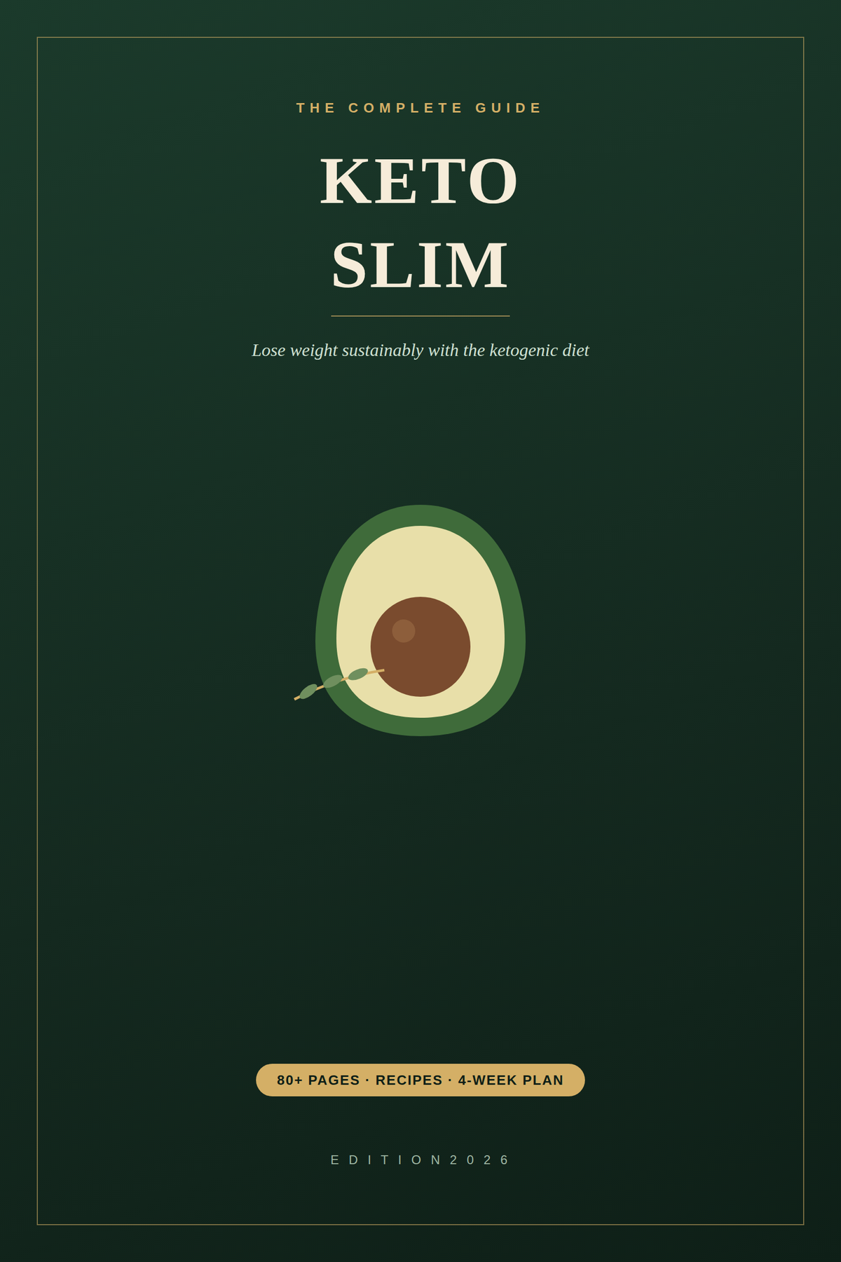 Keto Slim ebook - complete ketogenic diet guide for sustainable weight loss (English version)