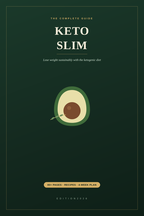 Keto Slim ebook - complete ketogenic diet guide for sustainable weight loss (English version)