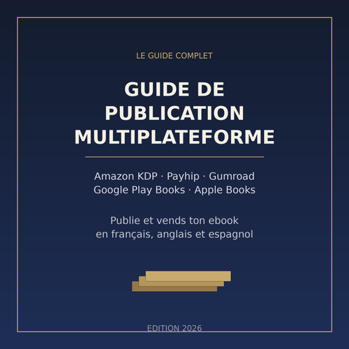 Guide de Publication Multiplateforme - publier son ebook sur Amazon KDP, Payhip, Gumroad, Google Play Books et Apple Books